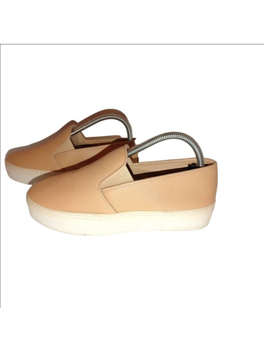 Qupid Platform Slip Ons Size 8